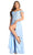 May Queen RQ7942 - Floral Appliqued Sweetheart Prom Gown Prom Dresses 4 / Babyblue