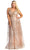 May Queen RQ7948 - Embroidered Illusion Bodice Dress Evening Dresses 4 / Rosegold