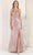 May Queen RQ7952 - Embellished Slit Long Gown Evening Dresses