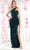 May Queen RQ7978 - Asymmetric Keyhole Evening Dress Evening Dresses 4 / Huntergreen