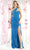 May Queen RQ7978 - Asymmetric Keyhole Evening Dress Evening Dresses 4 / Turquoise