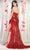 May Queen RQ8006 - Feather Trimmed Sequin Prom Dress Prom Dresses