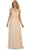 May Queen - Sleeveless Illusion Lace Evening Dress Bridesmaid Dresses 4 / Champagne