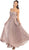 May Queen - Strapless Ruched Sweetheart Chiffon Prom Dress Special Occasion Dress 22 / Champagne