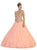 May Queen - Strapless Sweetheart Gilded Quinceanera Ballgown LK-74 Special Occasion Dress 2 / Black