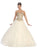 May Queen - Strapless Sweetheart Gilded Quinceanera Ballgown LK-74 Special Occasion Dress 2 / Ivory