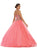 May Queen - Strapless Sweetheart Gilded Quinceanera Ballgown LK-74 Special Occasion Dress