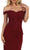 May Queen - Sweetheart V-Back Sheath Dress MQ1577 - 1 pc Burgundy In Size 6 Available CCSALE 6 / Burgundy
