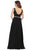 May Queen - V-Neck Embellished Formal Dress MQ1701 - 1 pc Black In Size 10 Available CCSALE 10 / Black