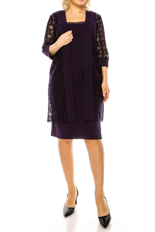 Maya Brooke 28163 - Two-Piece Sleeveless With Jacket Dress Special Occasion Dress