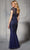 MGNY By Mori Lee - 72405 Floral Beaded Trumpet Full Dress Evening Dresses