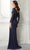 MGNY By Mori Lee - 72418 V-Neck Sheath Evening Dress Evening Dresses