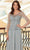 MGNY By Mori Lee 72706 - Beaded Illusion V-Neck Evening Gown Mother of the Bride Dresses