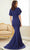 MGNY By Mori Lee 72728 - Crepe Cape Prom Dress Prom Dresses