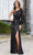 MGNY By Mori Lee 72738 - One-Shoulder Laced Prom Dress Evening Dresses 0 / Black/Nude