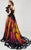 MNM Couture - 2381 Empress Elegance Asymmetrical Evening Gown Evening Dresses
