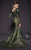 MNM COUTURE - 2452 Sequined Long Sleeve V-neck Mermaid Dress Special Occasion Dress