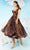 MNM COUTURE - 2617 Shirr-Ornate Beaded Empire Dress Special Occasion Dress
