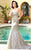 MNM COUTURE Beaded Sweetheart Trumpet Dress 7373 - 1 pc Grey In Size 20 Available CCSALE 20 / Grey