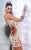 MNM COUTURE - Embellished Sweetheart Sheath Dress 8286 CCSALE 12 / Orange