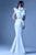 MNM Couture - G0934 Ruffled Asymmetric Neck Mermaid Dress Special Occasion Dress