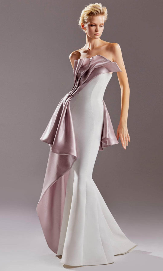 MNM Couture G1517 - Strapless Ruffled Evening Dress