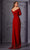 MNM COUTURE - K3849 Long Sleeves Sheath Dress with Slit Special Occasion Dress