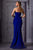 MNM COUTURE - K3854 Ruched Asymmetrical Sheath Dress Special Occasion Dress