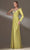 MNM COUTURE - K3908 Illusion Jewel A-Line Evening Dress Evening Dresses 4 / Pistache