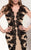 MNM COUTURE - Lace V-neck Mermaid Dress 9582 - 1 pc Black/Nude In Size 20 Available CCSALE 20 / Black/Nude