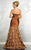 MNM Couture Laced Sweetheart A-line Dress 6539 - 1 pc Brown In Size 6 Available CCSALE 6 / Brown