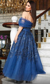 MNM COUTURE N0498 - Off Shoulder Tea Length Dress Sweet 16 Dresses6