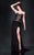 MNM COUTURE Sparkling Sweetheart Sheer Corset Gown 7989 CCSALE 10 / Black