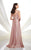 Mon Cheri - 216968 Two Tone Chiffon A-line Dress - 1 pc Rose In Size 6 Available CCSALE 6 / Rose
