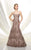 Mon Cheri 216D53 Strapless Beaded Lace Evening Gown CCSALE 6 / Mink