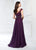 Mon Cheri Beaded Lace V-neck Chiffon A-line Gown 218911 - 1 pc Purple In Size 6 Available CCSALE 6 / Purple