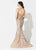 Mon Cheri - Beaded Sweetheart Mermaid Evening Dress 219D75 - 1 pc Taupe In Size 18 Available CCSALE 18 / Taupe