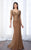Mon Cheri Classy Lace and Mesh Gown 217646 CCSALE 12 / Butterscotch