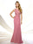 Mon Cheri - Embellished Sleeveless A-line Gown 116947 - 1 pc Pewter/Nude in Size 8 Available CCSALE 6 / Rose Quartz
