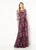 Mon Cheri - Quarter-Length Sleeve A-line Gown 118682 CCSALE 12 / Plum