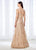 Mon Cheri - Quarter-Length Sleeve A-line Gown 118682 CCSALE