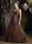 Mon Cheri Ruched Long Dress In Cocoa 112D57 CCSALE 6 / Cocoa
