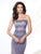 Mon Cheri - Strapless Scalloped Lace Long Dress 214942 - 1 pc Delphinium in Size 6 Available CCSALE 6 / Delphinium