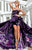 Mon Cheri Strapless Sequins High Low Taffeta and Chiffon Gown - 1 pc Purple In Size 2 Available CCSALE 2 / Purple