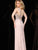Mon Cheri V-neck with Cutout Jersey Gown in Blush MCE11622 CCSALE