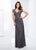 Montage by Mon Cheri - 115974 Dress Special Occasion Dress 4 / Charcoal