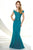 Montage by Mon Cheri - 116937 Dress Special Occasion Dress 4 / Teal