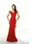 Montage by Mon Cheri - 116937W Dress Special Occasion Dress 16W / Red