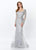 Montage by Mon Cheri - 119933 Gown With Separate Sleeves Mother of the Bride Dresses 0 / Silver