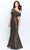 Montage by Mon Cheri 120902W - Crinkle Novelty Evening Gown Evening Dresses